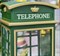 Светильник декоративный  Праздничный Telephone Телефонная будка синий 3981